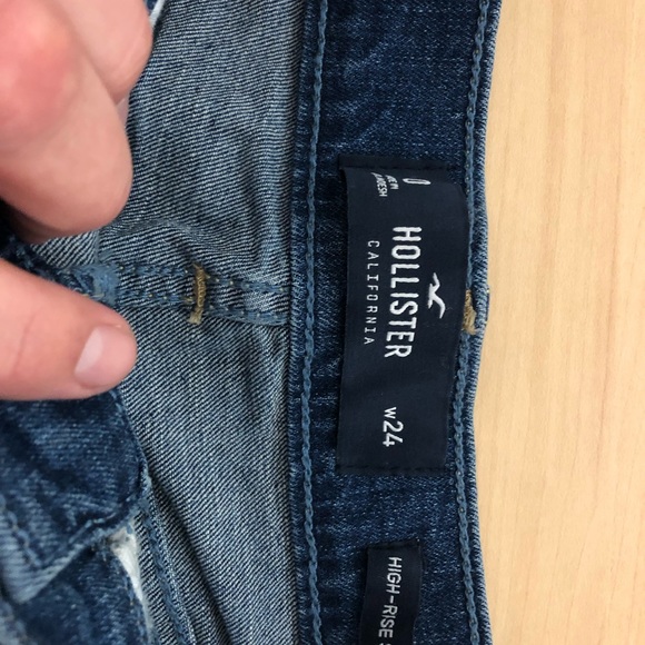 Size 0 w24 Hollister High Rise Short Shorts NWT - Picture 3 of 5